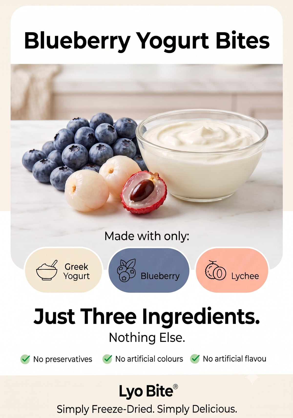 Blueberry Yogurt Bites