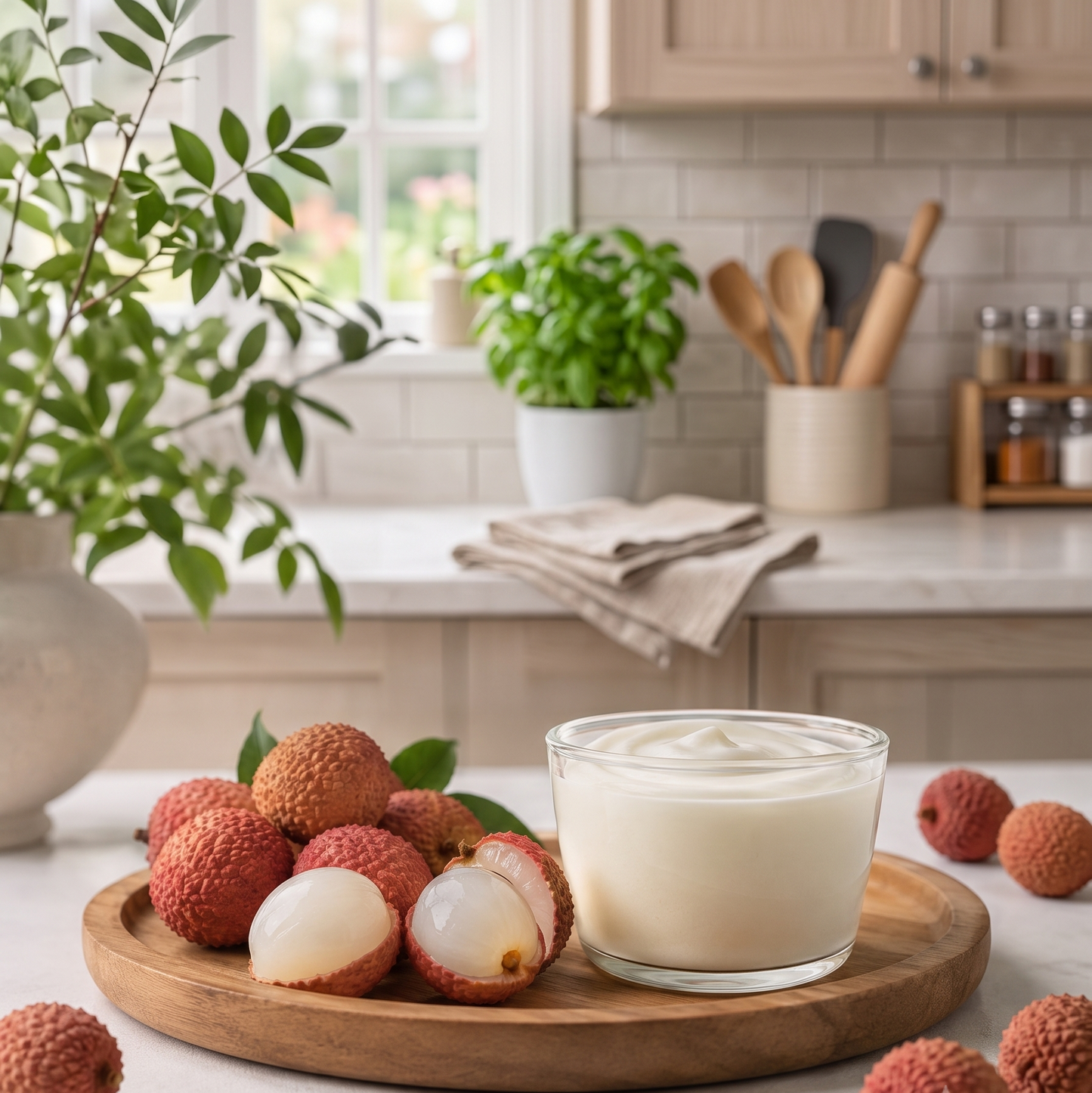 Lychee Yogurt Bites