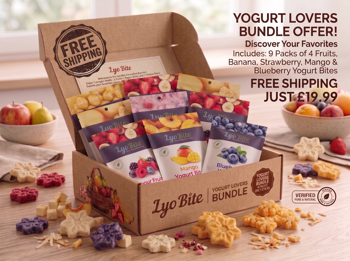 Lyo Bite Yogurt Lovers Bundle — Freeze-Dried Yogurt Bites | 9 Bags