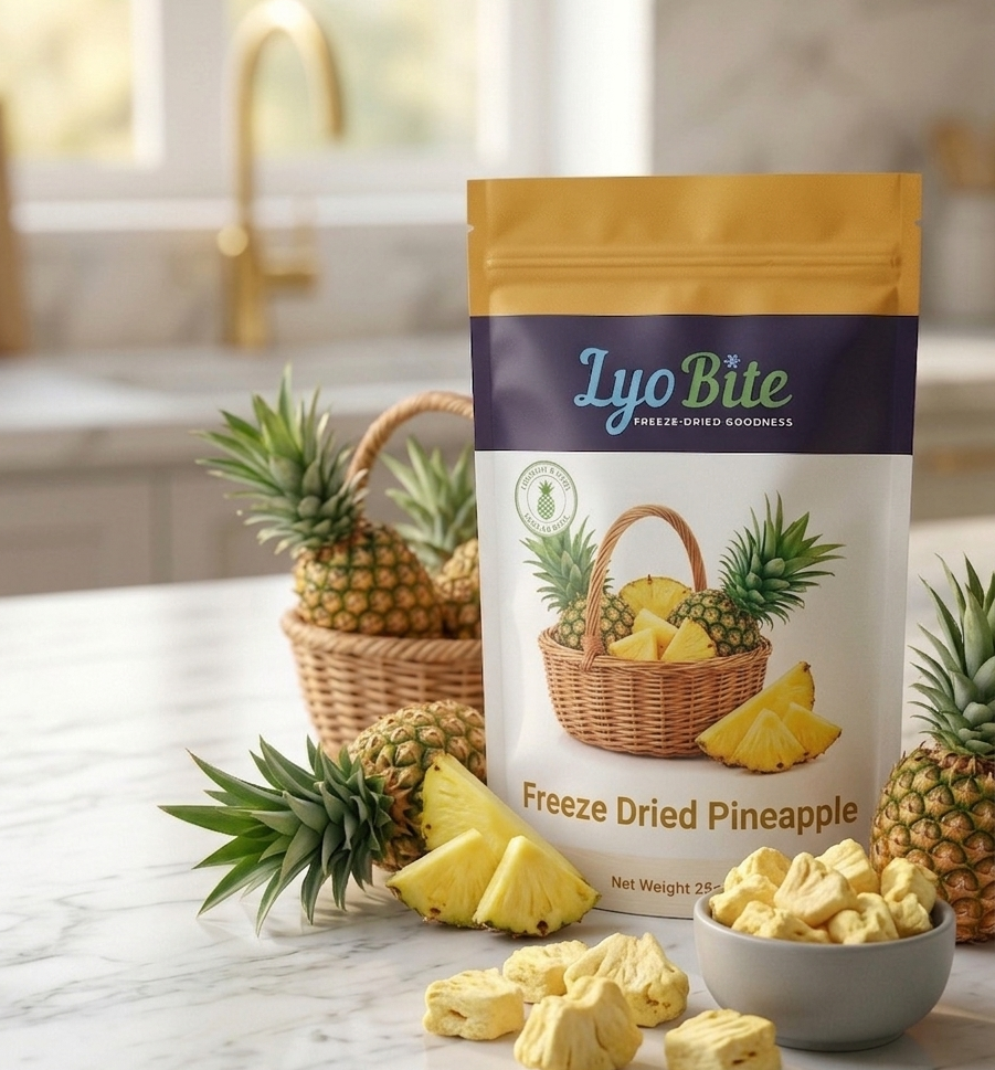 Freeze Dried Pineapple (25gm)